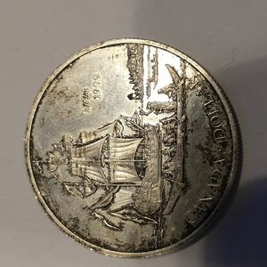 1999 Canadian $1 Voyage of Juan Perez 225th Anniversary Silver Dollar Coin